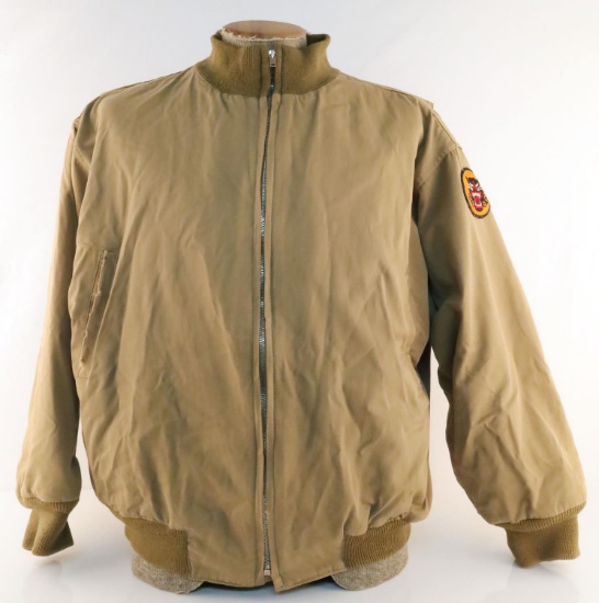 WWII US ARMY TANKER JACKET W TANK DESTROYER PATCH