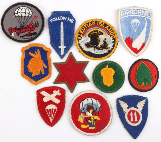 WWII & POSTWAR IN COUNTRY MADE AIRBORNE PATCHES