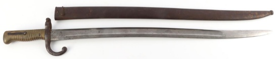 FRENCH YATAGHAN M1866 CHASSEPOT SWORD BAYONET