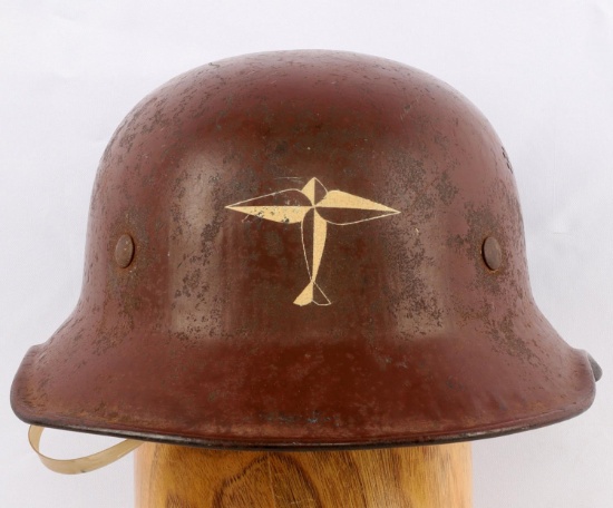 WWII GERMAN REICH LUFTSCHUTZ M44 GLADIATOR HELMET