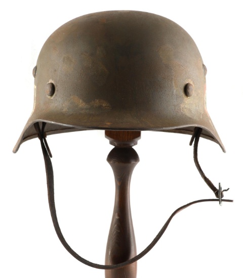 WWII GERMAN REICH DD WAFFEN SS CAMO M40 HELMET