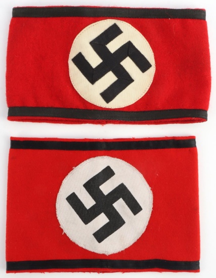 WWII GERMAN REICH WAFFEN SS NSDAP ARMBANDS