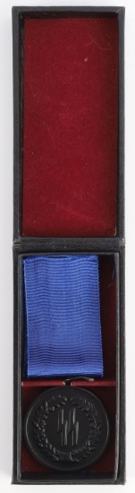WWII GERMAN REICH SS 4-YEAR SERVICE MEDAL AWARD IN