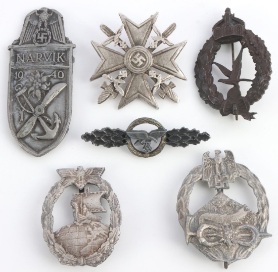 LOT WWII GERMAN THIRD REICH BADGE LUFTWAFFE GLIDER