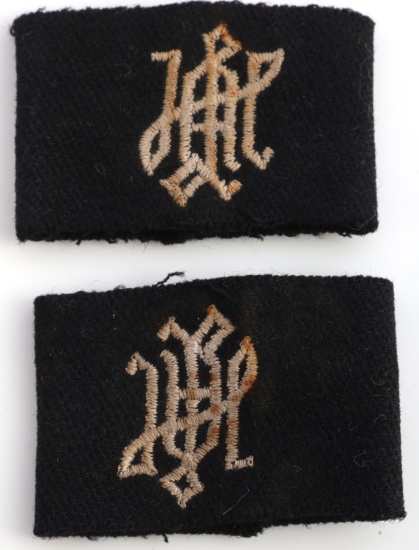 WWII WAFFEN SS LAH ADOLF HITLER SHOULDER LOOPS