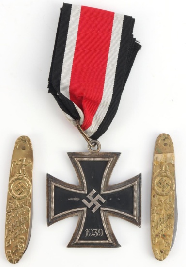 WWII GERMAN REICH GRAND CROSS & HITLER KNIVES