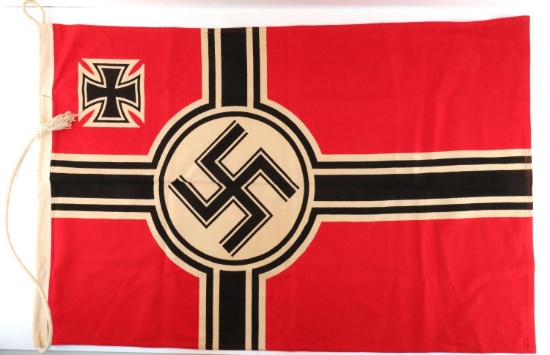 WWII GERMAN THIRD REICH KRIEGSMARINE FLAG 24 X 36