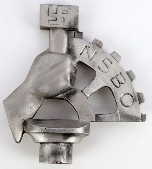 WWII GERMAN REICH NSBO ASSOCIATION FLAG FINIAL