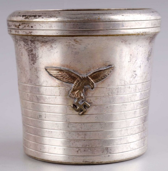 WWII GERMAN THIRD REICH LUFTWAFFE METAL CUP