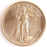 1/10TH OZ GOLD AMERICAN EAGLE BU COIN 2023