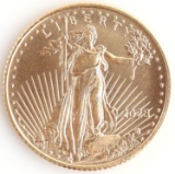 1/10TH OZ GOLD AMERICAN EAGLE BU COIN 2023
