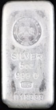 5 OZ SILVER INGOT .999 BULLION BAR