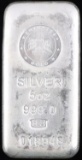 5 OZ SILVER INGOT .999 BULLION BAR
