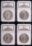 NGC ENCAPSULATED MORGAN SILVER DOLLAR COIN LOT