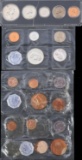 SILVER PROOF SET LOT OF 4 1959 1961 HEAVY TONING