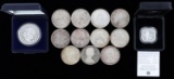 SILVER COIN LOT 10 CANADA DOLLARS AUSTRALIA MEXICO