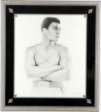 GARY SADERUP SIGNED MUHAMMAD ALI LITHOGRAPH