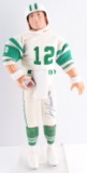 JOE NAMATH AUTOGRAPHED FOOTBALL JETS FIGURINE