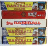 5 FULL BOXES OF TOPPS  BASBALL CARDS