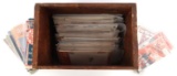 WOOD PETERS AMMO BOX W 1940'S 50'S TRAIN EPHEMERA