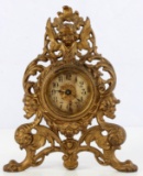 WESTCLOX VICTORIAN WINGED CHERUB MANTEL CLOCK