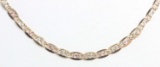 10KT YELLOW GOLD ANCHOR LINK NECKLACE
