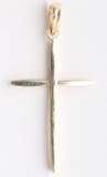 14K YELLOW GOLD CROSS PENDANT