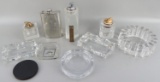 FAIRMONT HOTEL CIGAR SHOP ASHTRAY BACCARAT LIGHTER