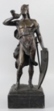V H SEIFERT BRONZE GERMANIC WARRIOR STATUE