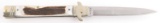 DILL DE SLIVE AKC DELUX SWITCHBLADE KNIFE STAGHORN