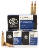 150 ROUNDS OF FN 5.7 X 28MM HORNADY V-MAX AMMO