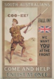 WWI AUSTRALIAN RECRUITING POSTER