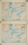 WWII US ARMY 951 BATTALION UNIT ROUTE MAP LOT OF 2