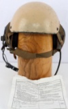 US DESERT STORM DH-132A VEHICLE CREWMAN HELMET