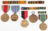 WWII & POST US MILITARY MEDALS BARS & INSIGNIA