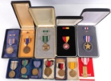 12 WWII TO VIETNAM U.S MEDAL LOT SILVER STAR USMC