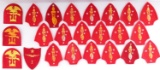 WWII USMC 2ND MARINE DIVISION & AMPHIBIOUS PATCHES