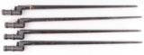 4 MOSIN NAGANT QUARTERFOIL BAYONET LOT