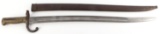 FRENCH YATAGHAN M1866 CHASSEPOT SWORD BAYONET