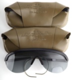 2 PR VIETNAM AMERICAN OPTICAL MILITARY SUNGLASSES