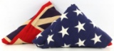 50 STAR UNITED STATES FLAG & GRAND UNION FLAG