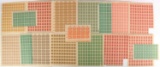 GERMAN PRE WWII ERA POSTAGE STAMP SHEET LOT
