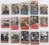 WWII GERMAN DER FUHRER MINIATURE BOOK LOT 0F 23