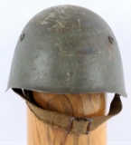WWII ITALIAN ARMY M33 STEEL COMBAT HELMET W LINER