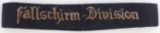 WWII LUFTWAFFE FALLSCHIRM PARATROOPER CUFF TITLE