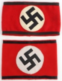 WWII GERMAN REICH WAFFEN SS NSDAP ARMBANDS