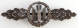 WWII GERMAN REICH SILVER LUFTWAFFE BOMBER CLASP
