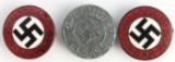 WWII GERMAN NSDAP PARTY PINS & OPFERRING ELSSAS