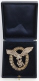 WWII GERMAN LUFTWAFFE PILOTS DIAMOND BADGE