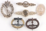 WWII GERMAN THIRD REICH LUFTWAFFE BADGES LOT OF 6